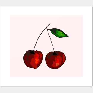 Cherry - Two Cherries - Cherry Twin Posters and Art